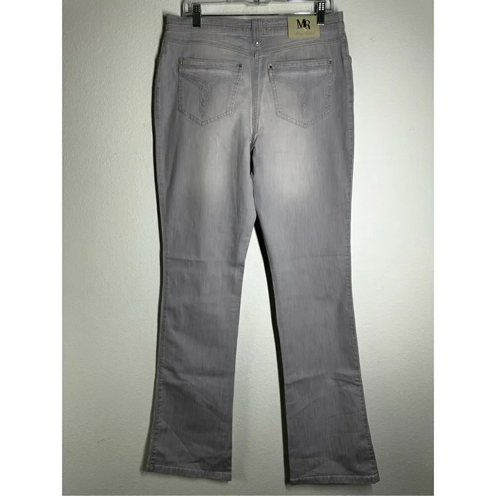 NWOT Marina RINALDI Blue Label Lavender Jeans Size L/19 EU See Description